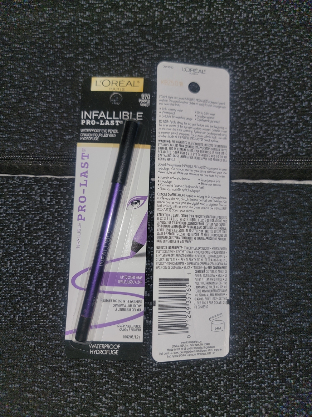 L'Oreal Infallible Pro-Last Waterproof Eyeliner Pencil - Violet